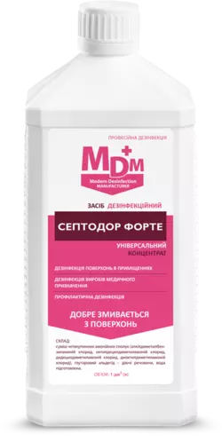 Дезінфекційний засіб Септодор-Форте MDM 1л