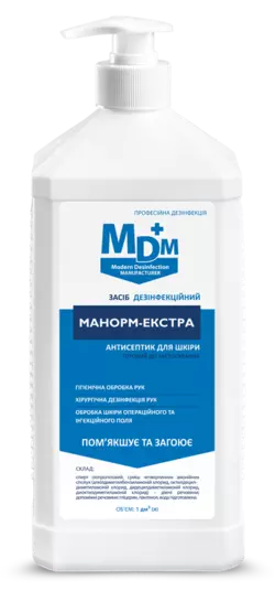 Засіб дезінфекційний Манорм-Екстра з насадкою MDM 1л